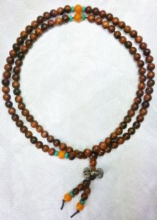 Crimson Rosewood mala (Narra)