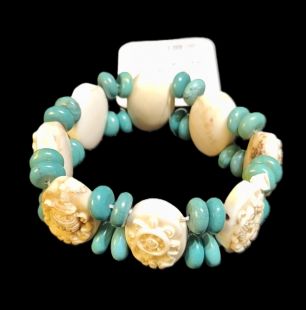 S.Crystal Bracelet TD engraved