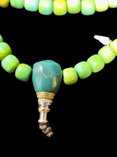Antique Turquoise mala 8mm